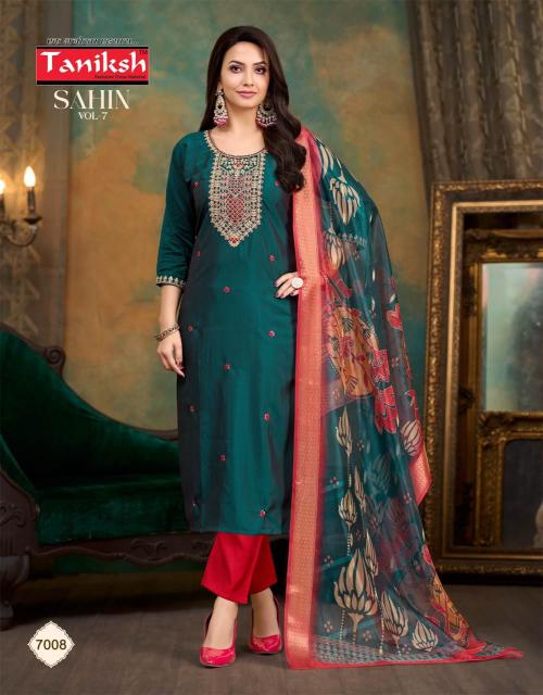 Taniksh sahin vol 7 straight kurtis wholesale  - wholesale export